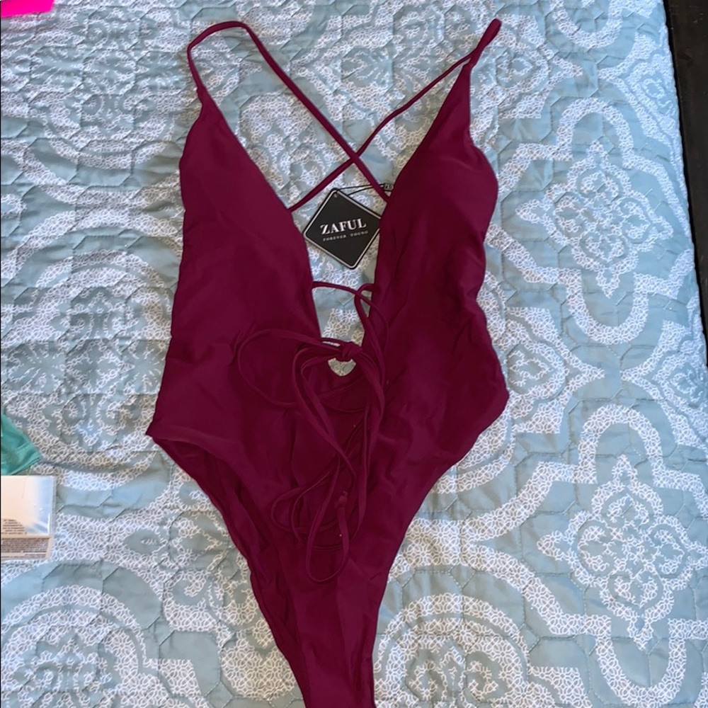 One piece Zaful bathing suit brand new